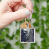 Zwei mächtige Stürme erstrecken sich über den Atla Schlüsselanhänger (Hand)