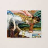 Zwei Mädchen am Klavier - Pierre Auguste Renoir Puzzle (Horizontal)