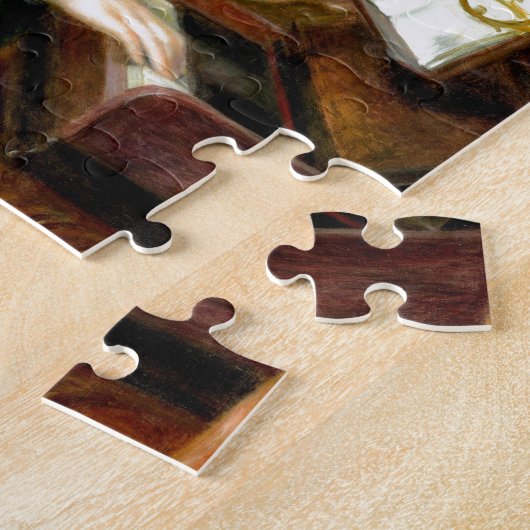 Zwei Mädchen am Klavier - Pierre Auguste Renoir Puzzle (Seite)