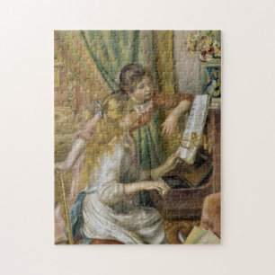 Zwei Mädchen am Klavier von Renoir Puzzle