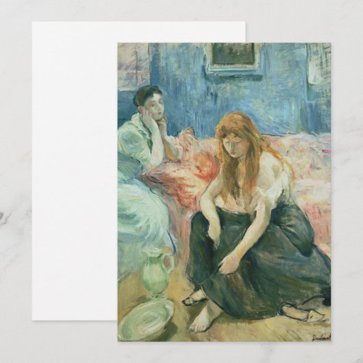 Zwei Mädchen | Berthe Morisot (Vorne/Hinten)