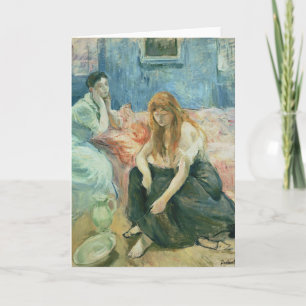 Zwei Mädchen   Berthe Morisot Karte