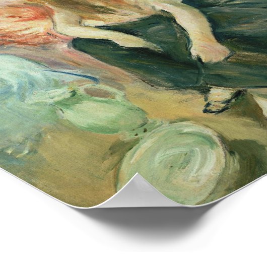 Zwei Mädchen | Berthe Morisot Poster (Ecke)