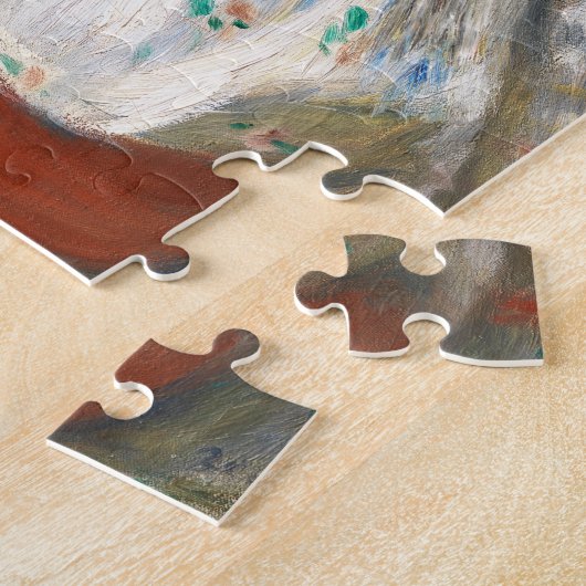 Zwei Mädchen, die von Pierre Auguste Renoir gelese Puzzle (Seite)