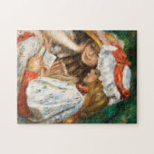Zwei Mädchen, die von Pierre Auguste Renoir gelese Puzzle (Horizontal)