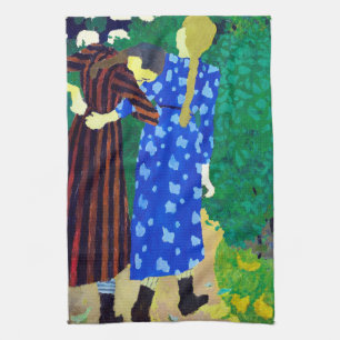 Zwei Mädchen, Edouard Vuillard Geschirrtuch