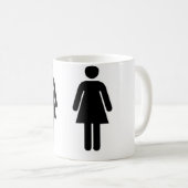 Zwei Mädchen eine Schale Kaffeetasse (VorderseiteRechts)