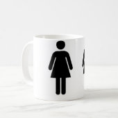 Zwei Mädchen eine Schale Kaffeetasse (Vorderseite Links)