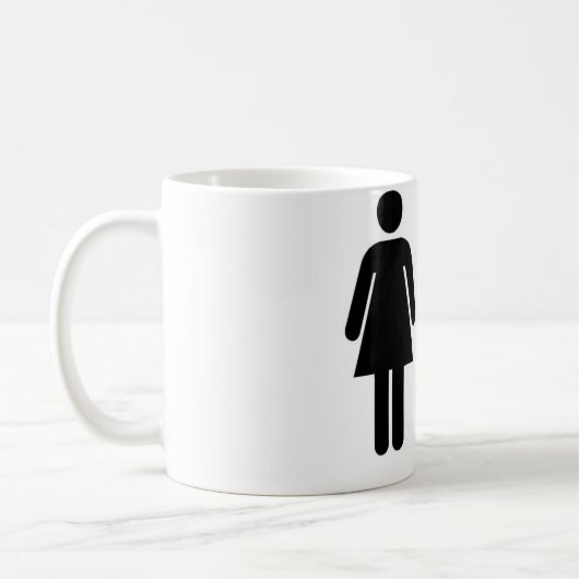 Zwei Mädchen eine Schale Kaffeetasse (Links)