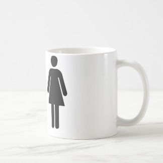 Zwei Mädchen eine Schale Kaffeetasse