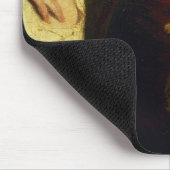 Zwei Mädchen, eins, das mit einer Maske, Detail Mousepad (Ecke)