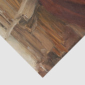 Zwei Mädchen mit Arbeit in einem Bauernhof Seidenpapier (Ausschnitt)