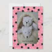 Zwei Mädchen mit Babydusche Einladung (Vorderseite)