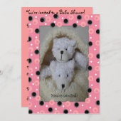 Zwei Mädchen mit Babydusche Einladung (Vorne/Hinten)