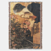 Zwei Mädchen mit einem Oleander von Gustav Klimt Decke (Vorderseite Vertikal)