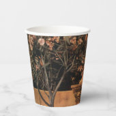Zwei Mädchen mit einem Oleander von Gustav Klimt Pappbecher (Vorderseite)