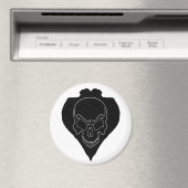 Zwei Mädchen und Schädel Magnet (In Situ (Geschirrspüler))