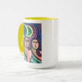 Zwei Mädchen unter dem Mond Tasse (Vorderseite Links)