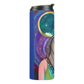 Zwei Mädchen unter dem Mond Thermosbecher (Nach links gedreht)