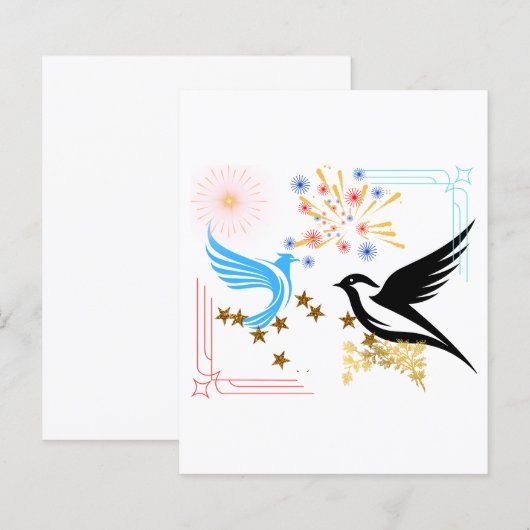 Zwei majestätische Vögel (Vorne/Hinten)