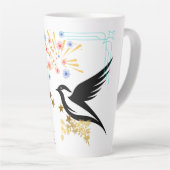 Zwei majestätische Vögel Milchtasse (Rechte Ecke)