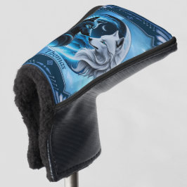 Zwei majestätische Wolfsköpfe Golf Headcover