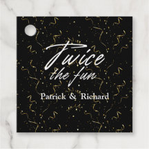 Zwei Mal der Spaß Freunde gemeinsamen Geburtstag D