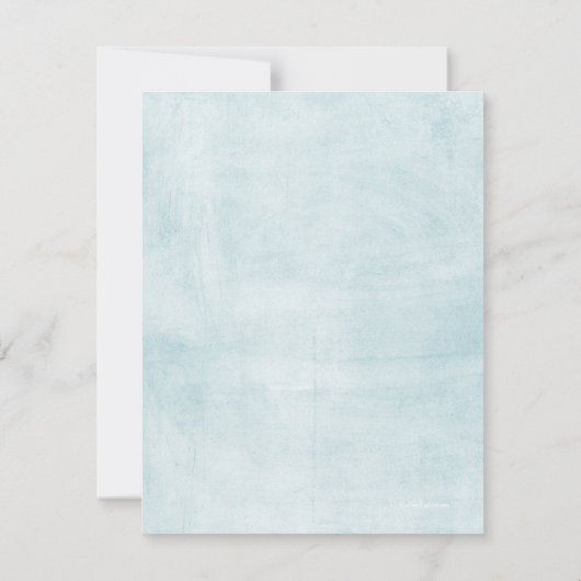 Zwei Mal so nette Baby Dusche Einladungen (Rückseite)