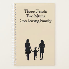 Zwei Mama-Planer. Zwei Mama-Familien Planer