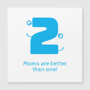 Zwei Mamas Magnetkarte