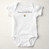 Zwei Mamas sind besser als ein Baby-Shirt Baby Strampler (Vorderseite)