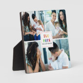 Zwei Mamas sind besser als eine | Foto der Mutter Fotoplatte (Vorderseite)