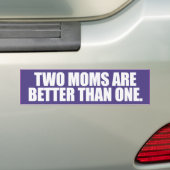 ZWEI MAMAS SIND BESSER ALS EINE -.png Autoaufkleber (Auf Auto)