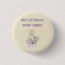Zwei Mamas sind Heros Button