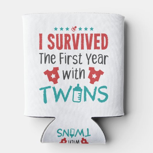 Zwei Mamas überlebte ich das erste Jahr mit zwei S Dosenkühler (Rückseite)