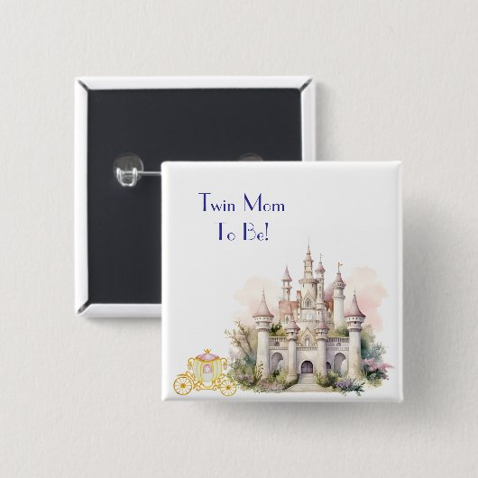 Zwei Mamas zum Schloss Button (Vorne & Hinten)