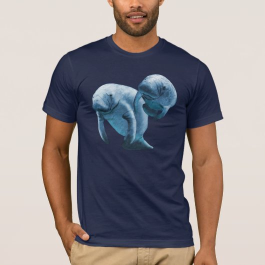 Zwei Manatees T-Shirt (Vorderseite)