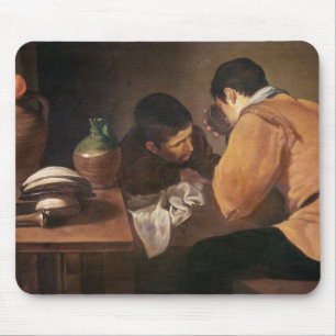 Zwei Männer am Tisch, c.1620-21 Mousepad