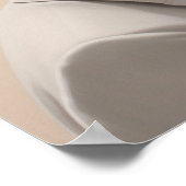 Zwei Männer auf ihrer Hochzeit am Strand Poster (Ecke)