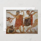 Zwei Männer, aus dem Grab des Augursx Postkarte (Vorne/Hinten)