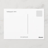 Zwei Männer im antiken Rennwagen Nr. 6 Indy 500 Postkarte (Rückseite)