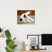 Zwei Männer im Judo-Match 2 Poster (Heimbüro)