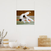 Zwei Männer im Judo-Match 2 Poster (Küche)