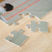 Zwei Männer im Judo-Match 3 Puzzle (Seite)