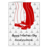 Zwei Männer küssen am Valentinstag (Vorne)