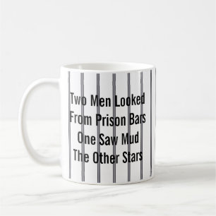 Zwei Männer sahen aus Gefängnisbären... Kaffeetasse