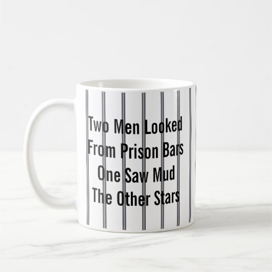 Zwei Männer sahen aus Gefängnisbären... Kaffeetasse (Links)