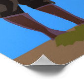 Zwei Männer schauen Poster (Ecke)