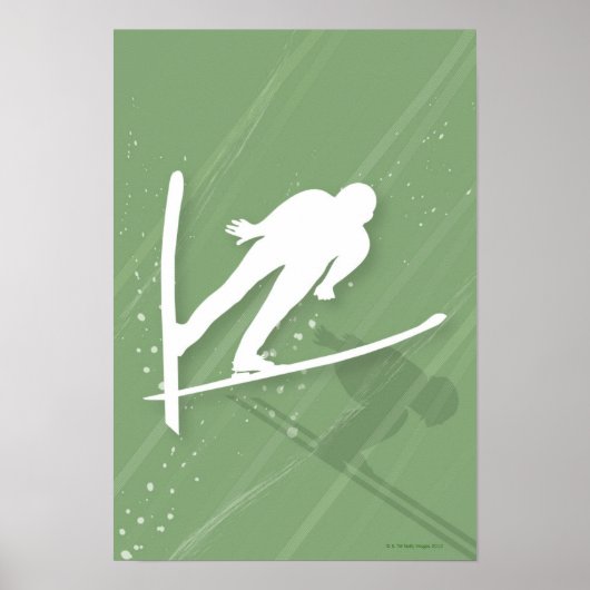 Zwei Männer Ski Jumping Poster (Vorne)