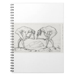 Zwei Männer treffen sich, jeder glaubt, der andere Notizblock